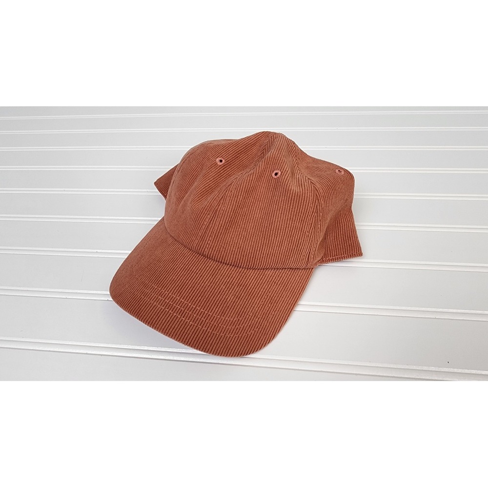 Universal Thread Corduroy Baseball Cap Rust Orange Adjustable Strap‎ Women